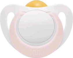 Lateksowy smoczek NUK Star 0–6 miesięcy różowy