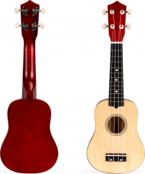 Drewniane ukulele gitara dla dzieci z nylonowymi strunami od ECOTOYS
