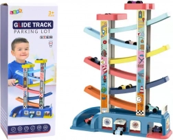 Kolorowy tor zjazdowy dla autek – 6 autek