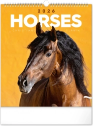 Kalendarz ścienny Konie 2026