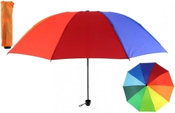 Składany tęczowy parasol