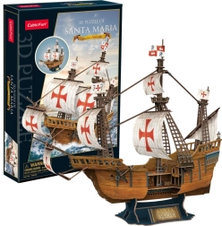 CubicFun 3D puzzle Statek Santa Maria 204 elementf