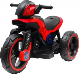 Dziecięcy motocykl elektryczny BABY MIX Police – czerwony
