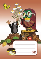 Zeszyt szkolny A5 w linie KRTEK, 10 kartek BOBO BLOK