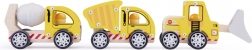 Zestaw pojazdów budowlanych dla dzieci – 3 sztuki