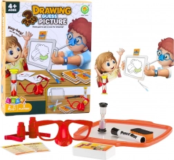 Rodzinna gra Narysuj i Zgadnij Obrazek - Rysowanie Nosem