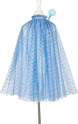 Souza kostium dla dzieci syrena Marlya – peleryna z opaską i różdżką (3–4 lata)