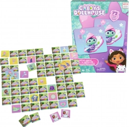 Gra memo Gabby’s Dollhouse – Koci Domek Gabi, 72 kart