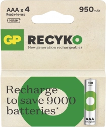Akumulatory AAA Ni-MH 950mAh GP ReCyko