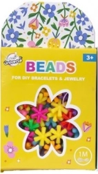 Zestaw koralików gwiazdki z sznurkiem 1 m