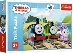 Puzzle 30 elementów – wesoły Tomek (Thomas & Friends)