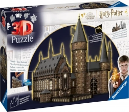 Ravensburger 3D puzzle Hogwarts Wielka Sala - Edycja nocna