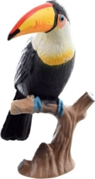 Plastowy tukan – zabawka dla dzieci