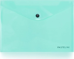 Koperta na zatrzask A5 Pastelini zielona