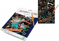 Dodo zdrapywany obrazek superbohater 21 × 29 cm