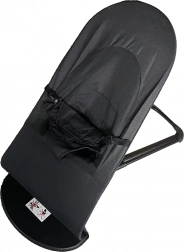 Dziecięcy leżaczek bujany – czarny