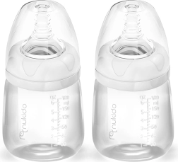 Butelki dla niemowląt Nukido z PP z dynamicznymi smoczkami 180 ml - 2 szt.