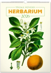 Kalendarz ścienny Vintage plakaty Zielnik 2026