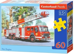 Puzzle dziecięce Wóz strażacki, 60 elementów