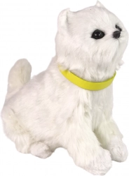 Interaktywne pluszowe kociątko – miałczy, porusza głową i ogonem