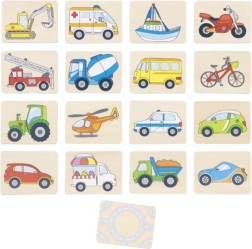 Goki drewniane memory – środki transportu