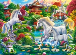 Puzzle 300 elementów Unicorn Garden – jednorożce