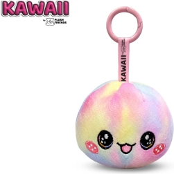 Tęczowy pluszowy breloczek do kluczy Bao pierożek, 8 cm