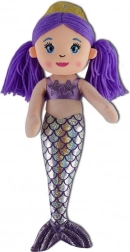 Pluszowa syrenka fioletowa 30 cm