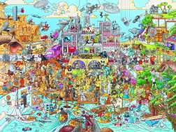 Puzzle 1500 elementów Hollyworld