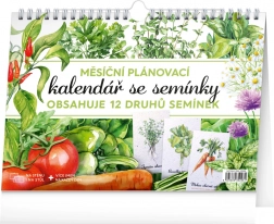 Notique miesięczny kalendarz planujący z nasionami 2026