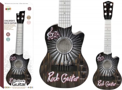 Dziecięca gitara elektryczna ze światłami i dźwiękami z kostką