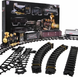 Zestaw kolejowy dla dzieci z dymem