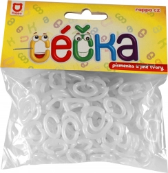 Świecący łańcuszek z koralików i literek – 150 szt.