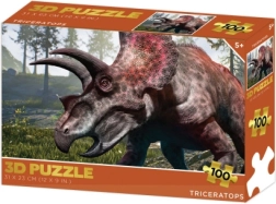 3D puzzle triceratops