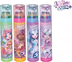 Kredki NEBULOUS STARS w tubusie z temperówką (18 kolorów)