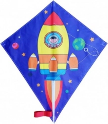 Latający latawiec Kosmiczna rakieta 70x60 cm