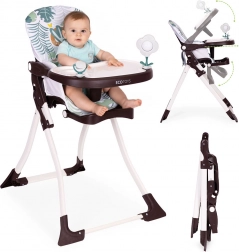 Składane krzesełko do karmienia z zabawkami ECOTOYS