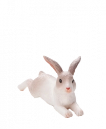 MOJO królik leżący – realistyczna figurka z plastiku