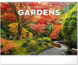 Kalendarz ścienny Ogrody 2026