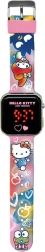 Zegarek LED z kalendarzem Hello Kitty