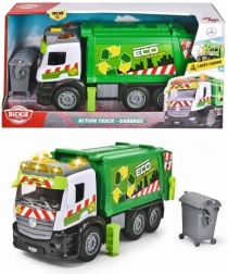 Śmieciarka Mercedes ze światłem i dźwiękiem, 26 cm