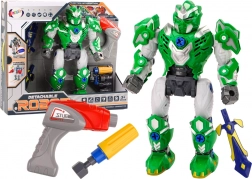 Robot do skręcania ze światłami i dźwiękami – zielony zestaw z wiertarką i śrubokrętem