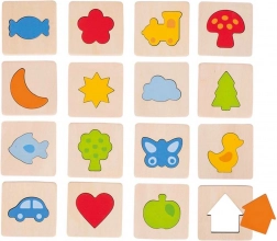 Gra dotykowa Rozpoznaj kształty w ramce