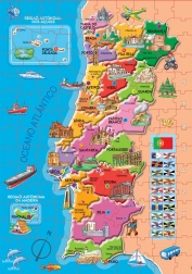 Educa Puzzle Mapa Portugalii 150 elementów