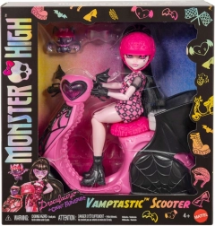 Monster High Draculaura z wampirskim skuterem i nietoperzem
