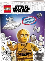 LEGO Star Wars kolorowanki z naklejkami