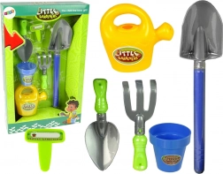 Dziecięcy zestaw ogrodowy z wiaderkiem, łopatką i konewką