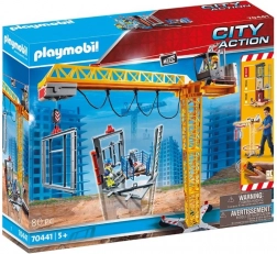 Playmobil City Action zdalnie sterowany żuraw z budowniczymi