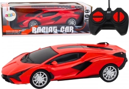 Wyścigowy samochodzik na pilota RC czerwony 1:22