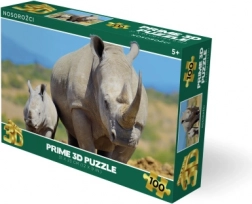 3D puzzle nosorożce 100 elementów